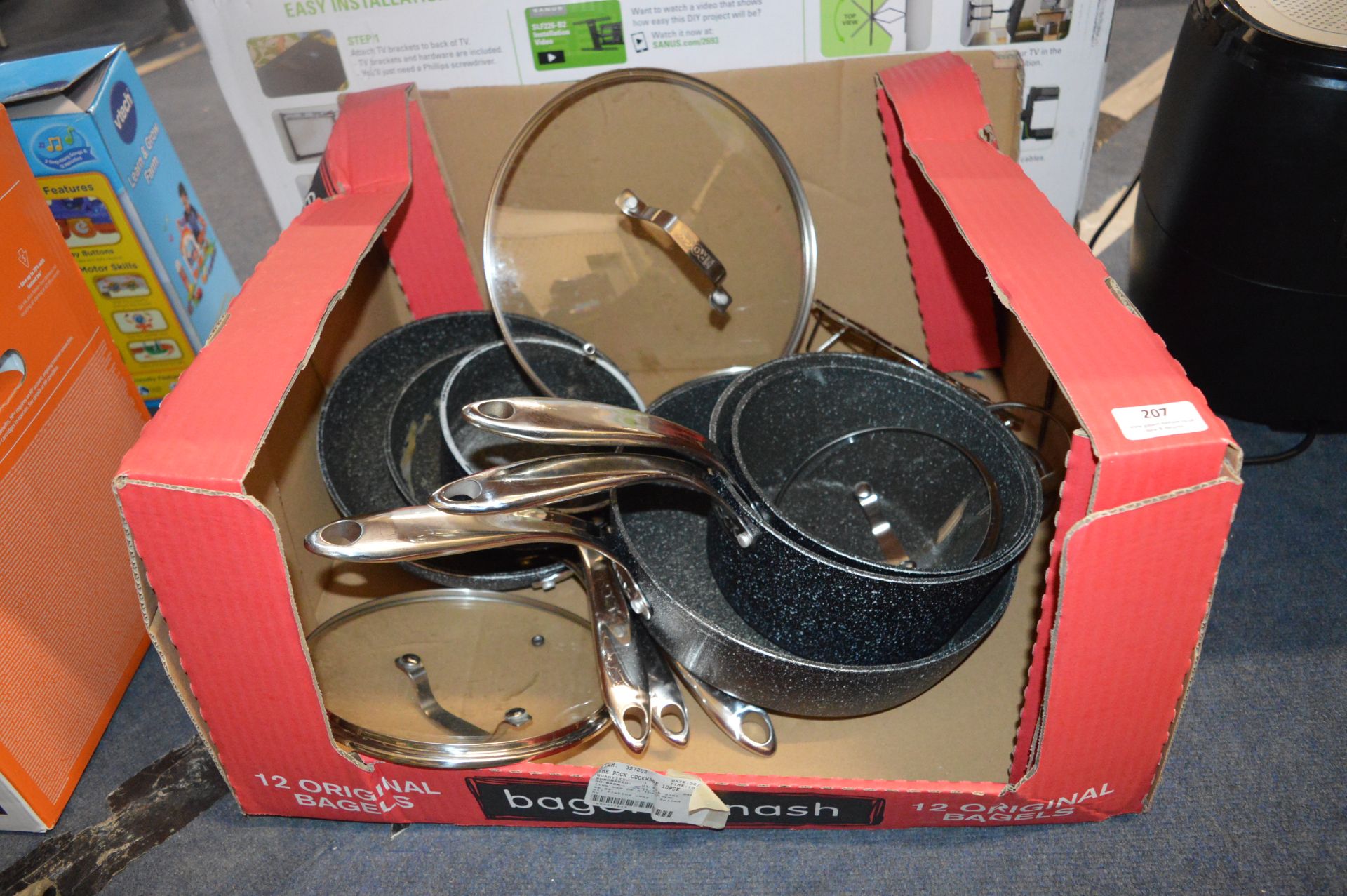 *The Rock 10pc Cookware Set