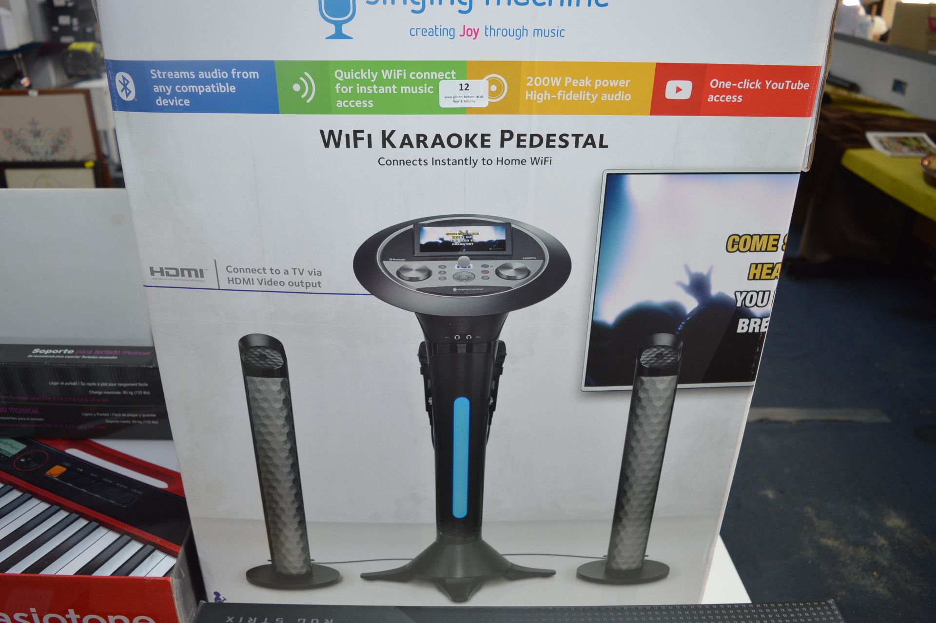 *Singing Machine WiFi Karaoke Pedestal