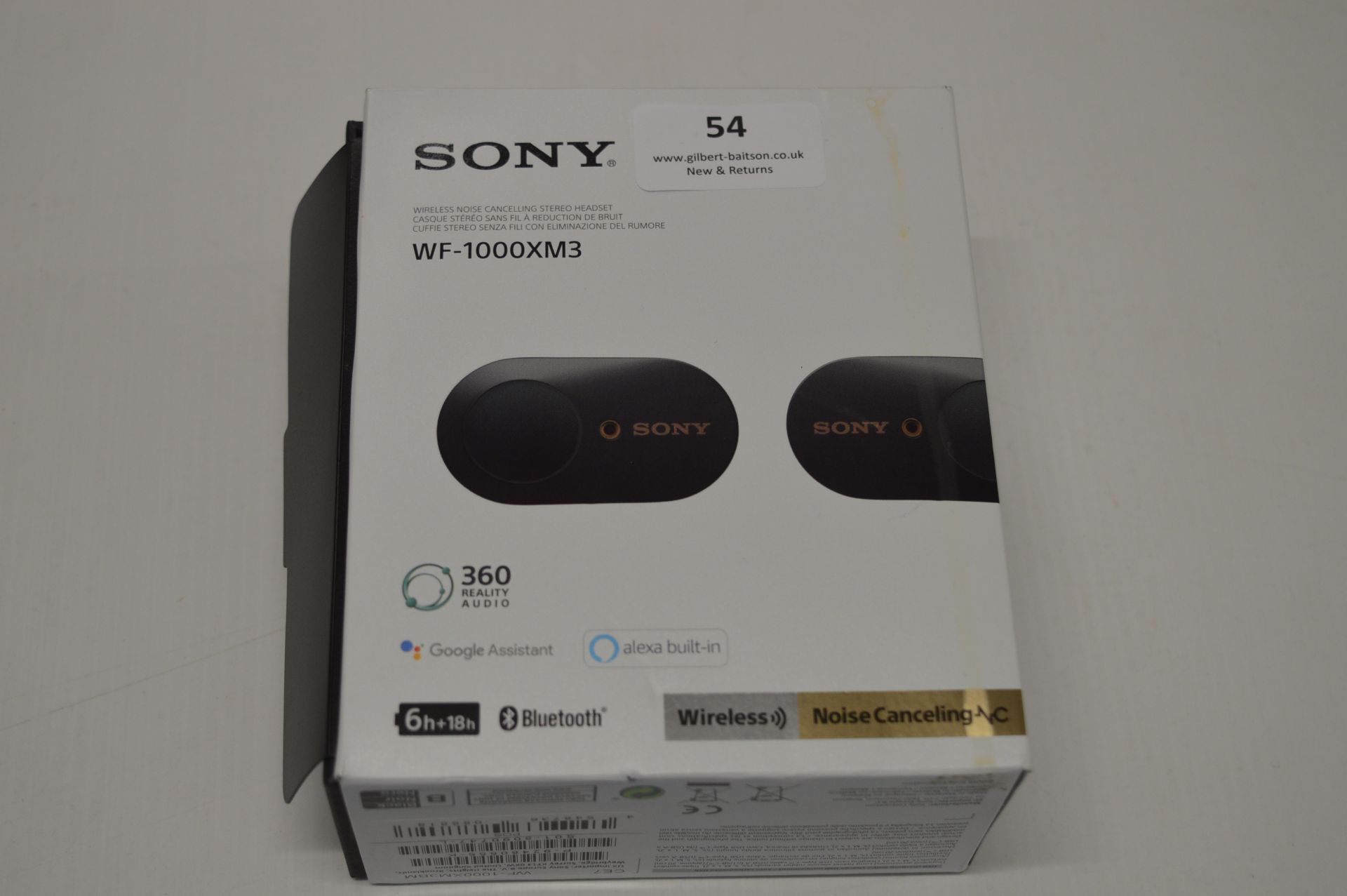 *Sony Bluetooth Stereo Headset WF1000XM3