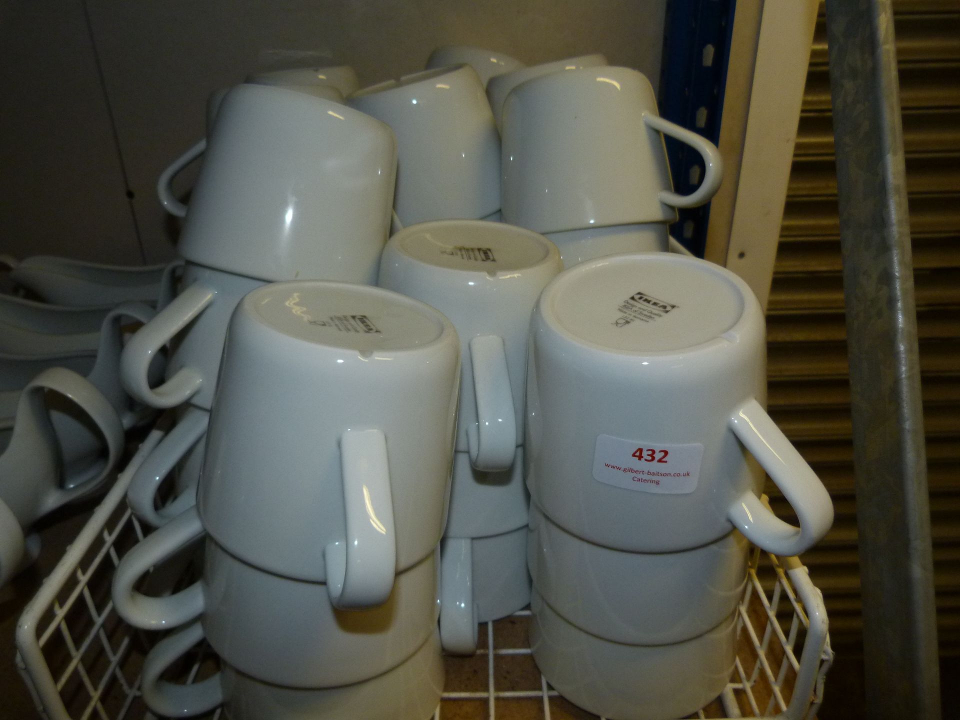 *Quantity of White Ceramic Mugs