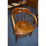 Oak Captains Chair