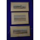 Three Framed Watercolours of Rhyl North Wales date