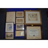 Framed Prints, Maps and Certificates