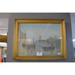Framed Oil on Board Maritime Scene by E.K. Redmore