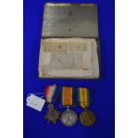 WWI Trio 2616 Private R. Tucker East Yorkshire Regiment