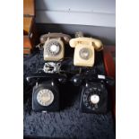 Four Vintage GPO Telephones