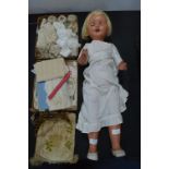 Vintage Lace, Bag, and Doll