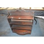 Victorian Mahogany Bookshelves with Bow Front Draw