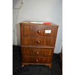 Small Mahogany Four Drawer Chest