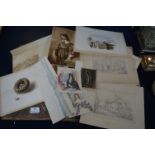 Album of Sketches and Watercolours by Louisa and Charlette Holt circa 1840