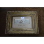 Victorian Stevengraph Framed Silk Picture - The First Point