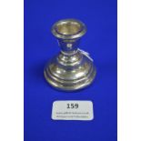 Small Sterling Silver Candlestick - Birmingham 1959
