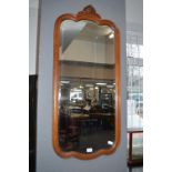 Large Oak Framed Mirror