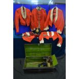 WWI Era Yorkshire Regiment Jackets, Helmet, Medals, etc.