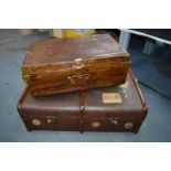 Two Vintage Travel Trunks