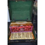 1950's Hohner La Divina 80 Bass Accordion with Case