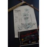 Triumph Twin Cylinder Engine Diagram plus Ford Escort RS Cosworth Poster