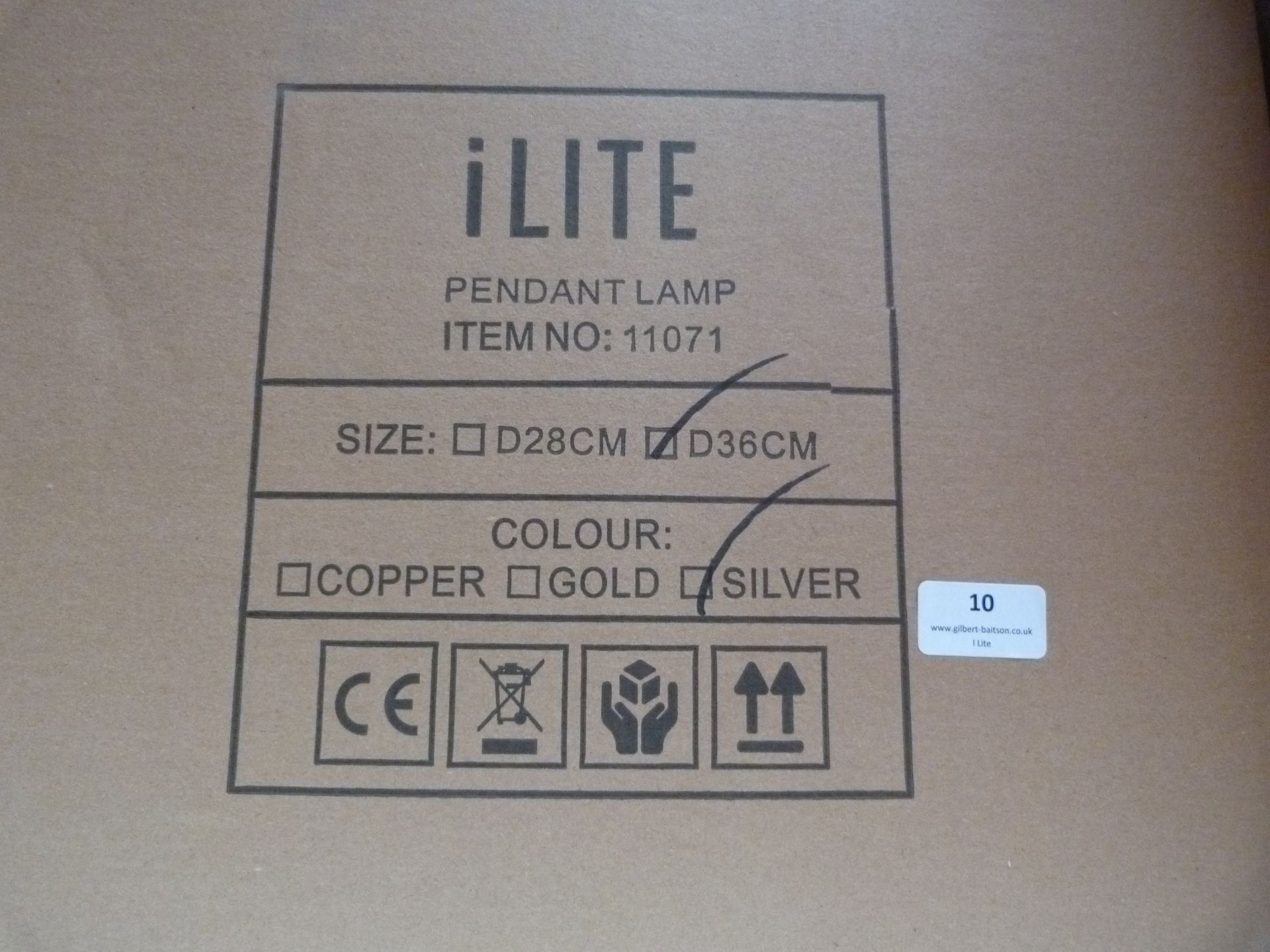 *27 ILite Pendant Lamps Item.11071, Size: D36CM (silver) - Image 3 of 4