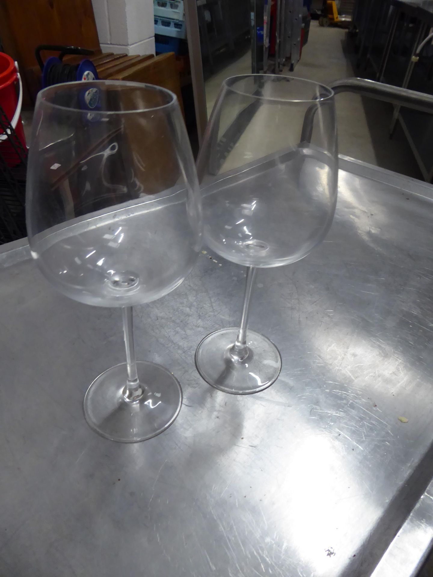 * large wine glasses x approx 16