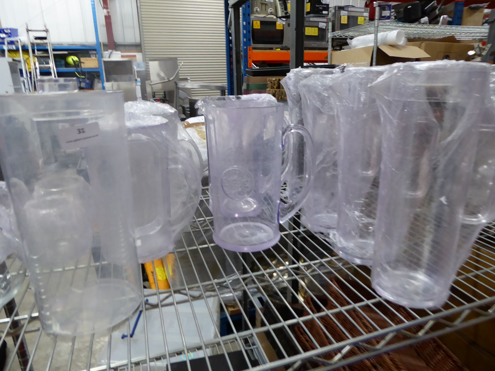 * 9 x plastic water jugs