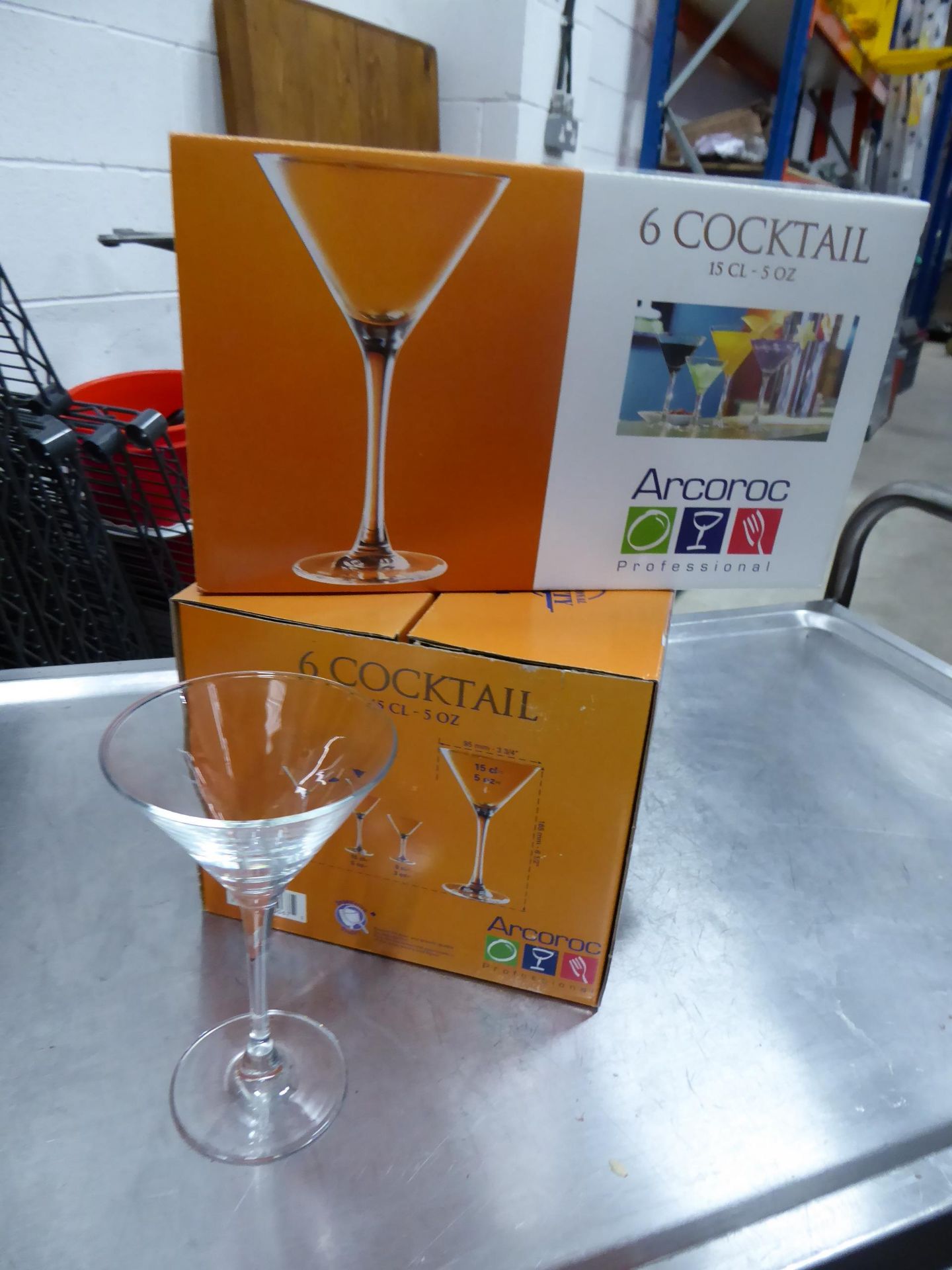 * 2 x 6 5oz martini glasses - Image 4 of 4