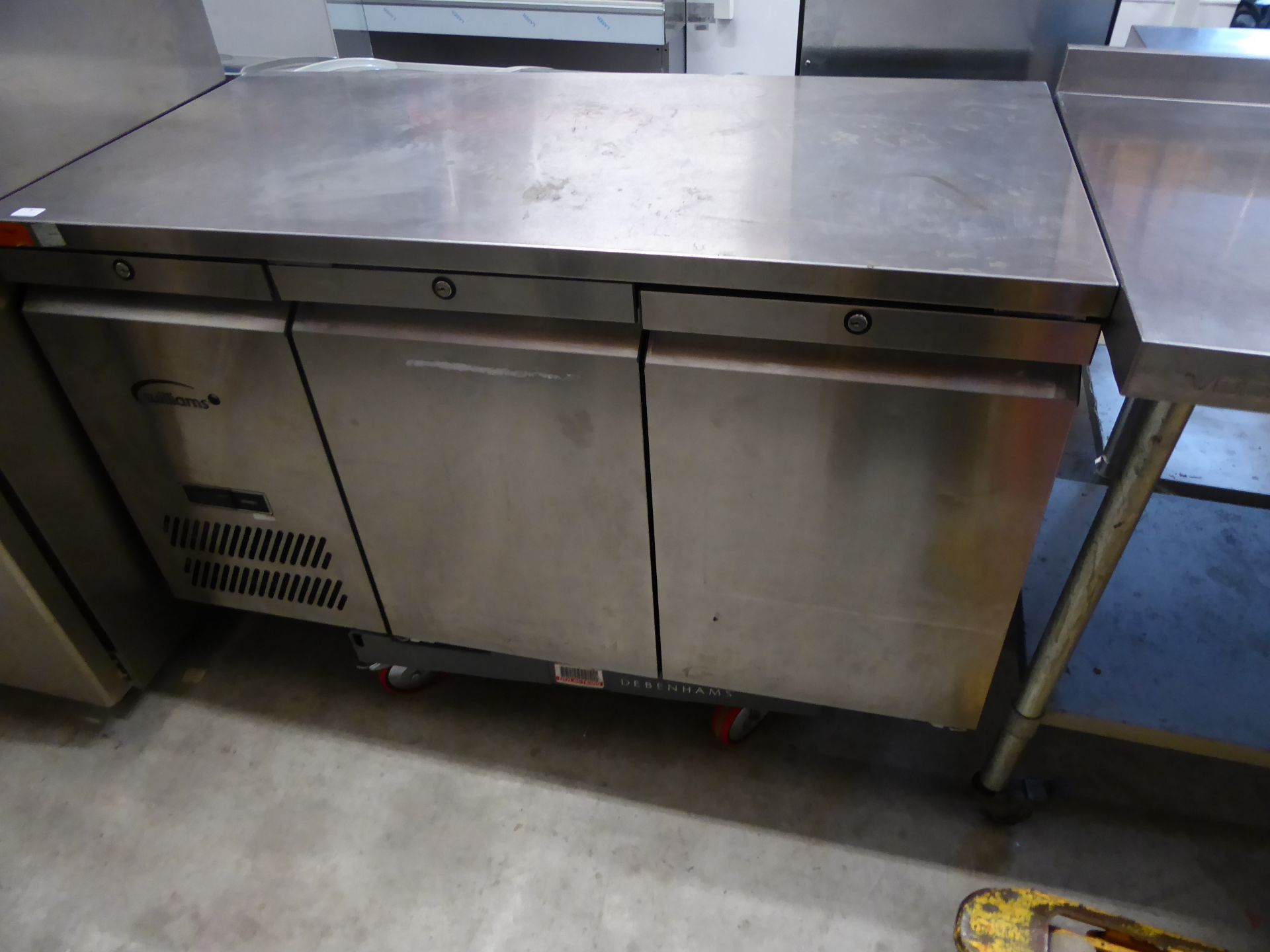 * Williams Jade 2 door bench top chiller. 1370w x 660d x 850h - Image 3 of 4