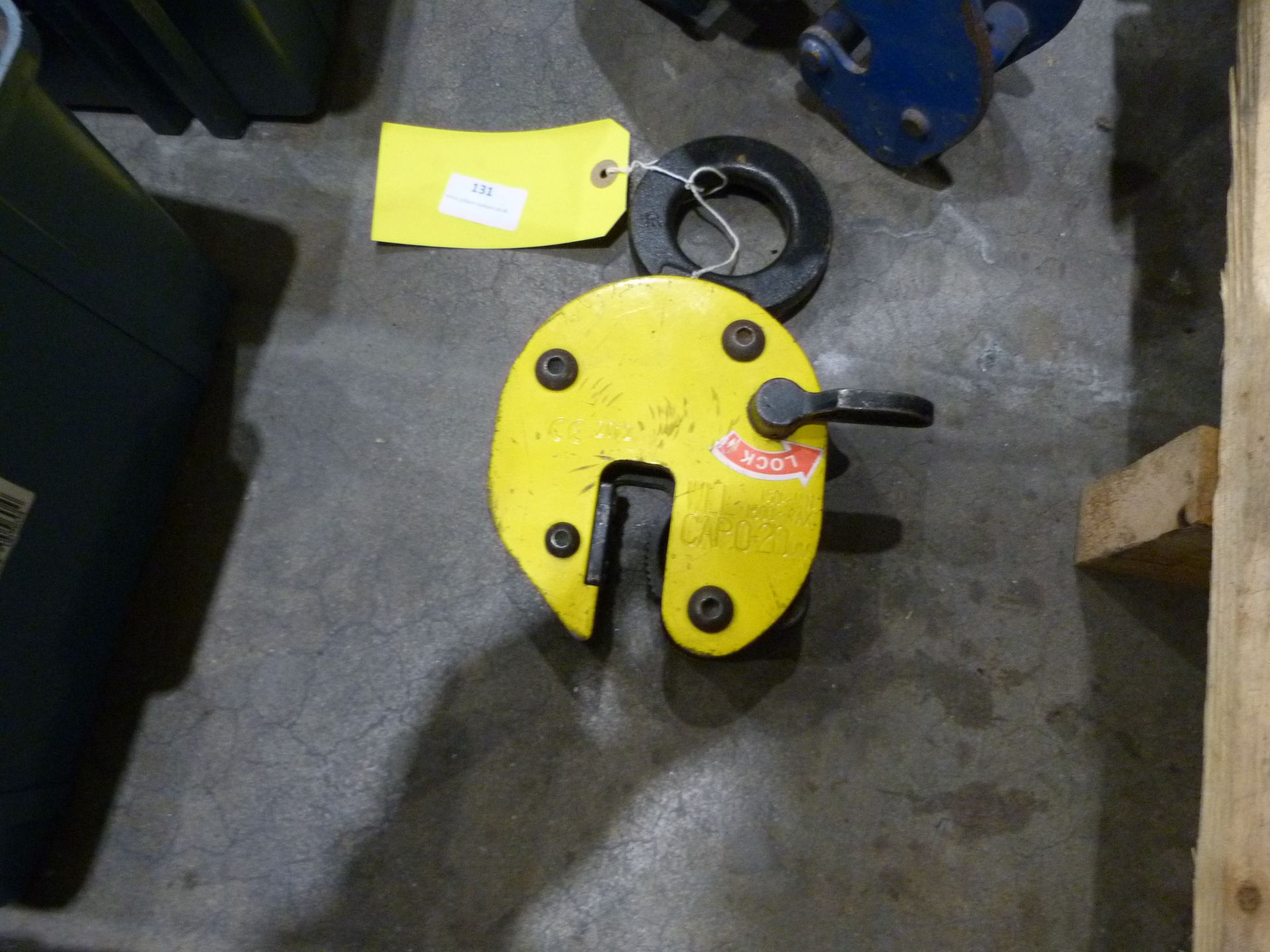 * Plate Clamp 150kg - 1.5 ton