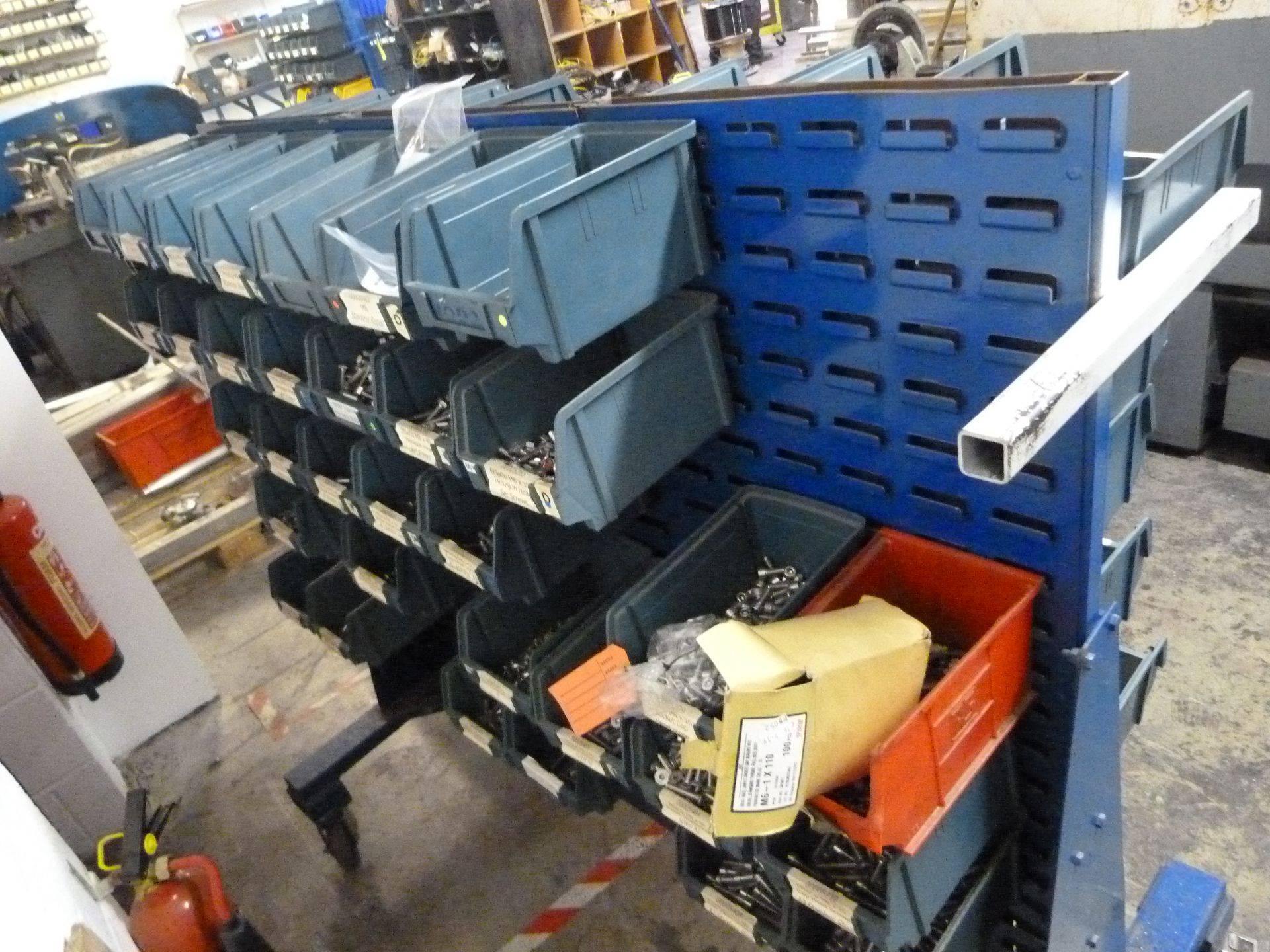 *Two Sided Engineers Trolley Containing ~60 Boxes - Image 2 of 2