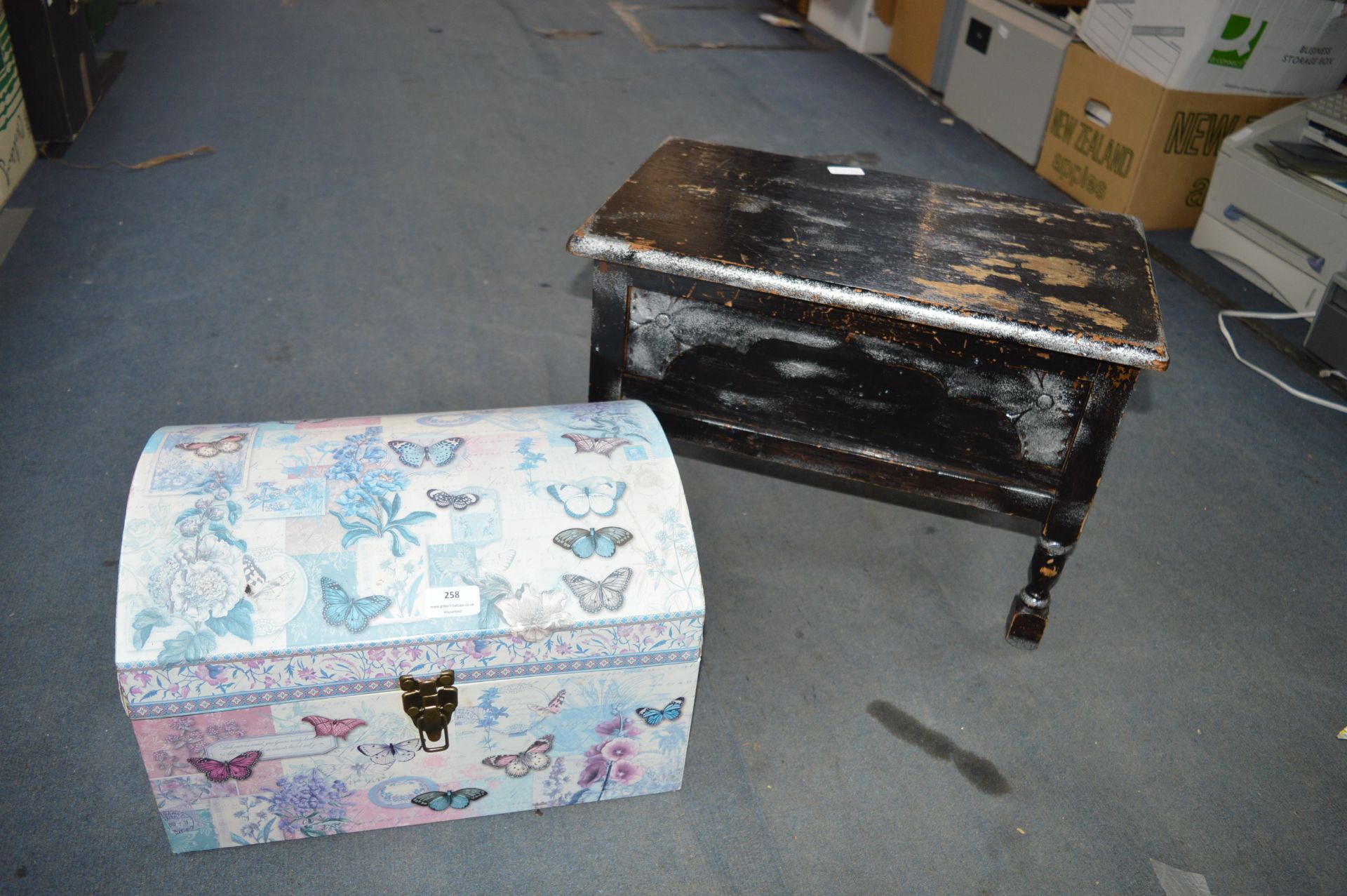 Decorative Chest and Storage Stool