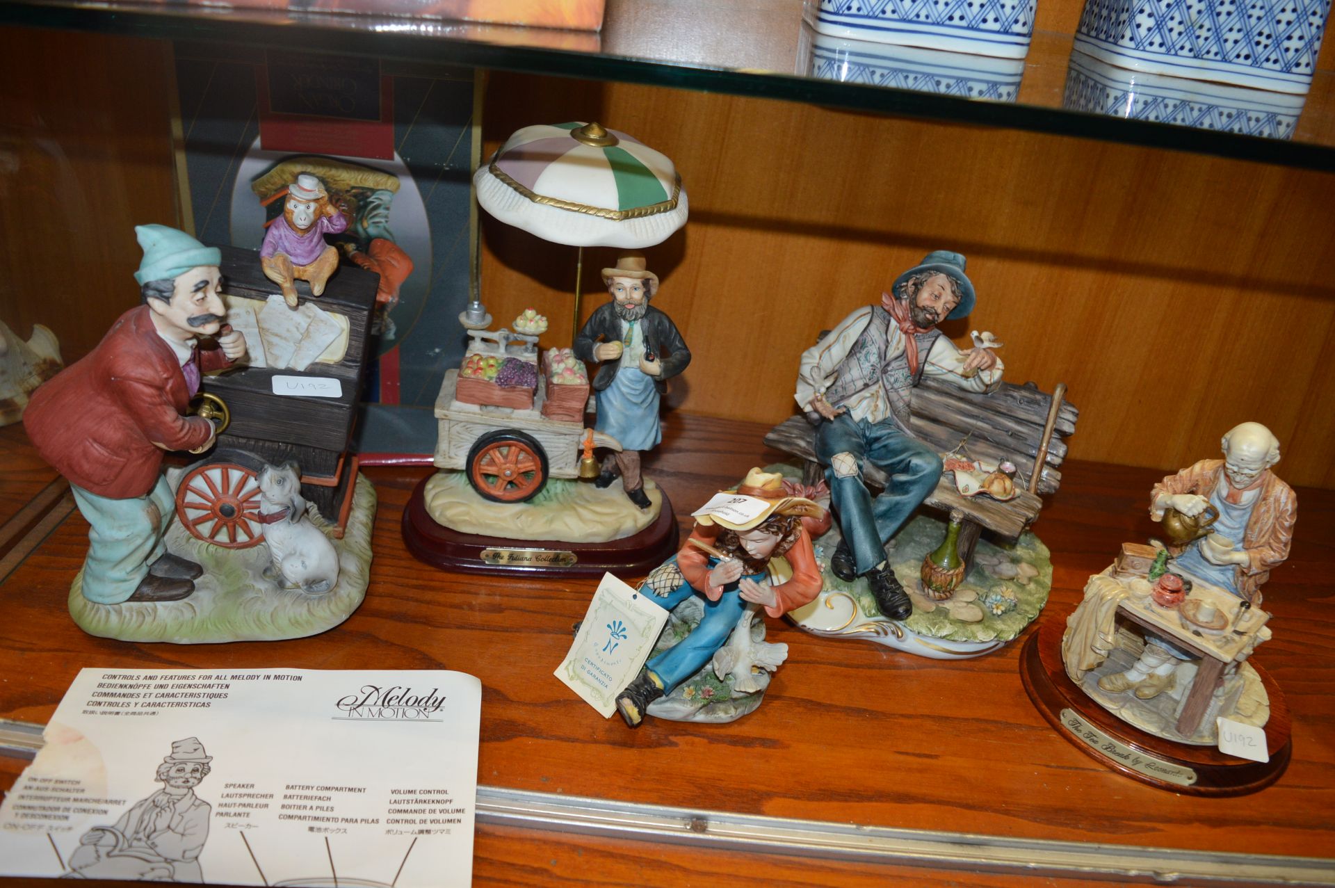 Capodimonte Figures and a Musical Figure - Image 2 of 2