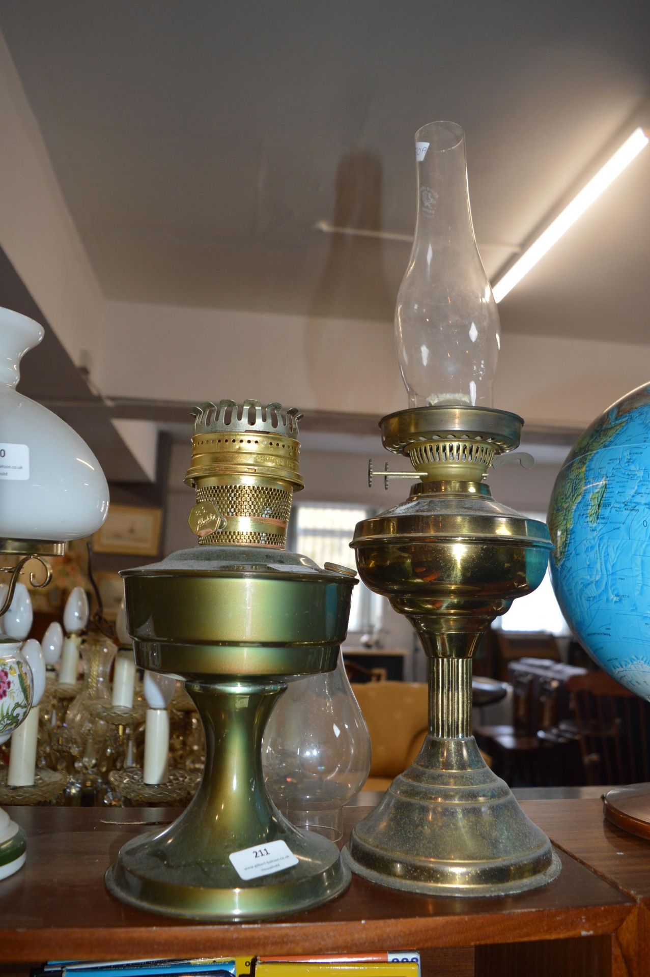 Two Oil Lamps - Image 2 of 2