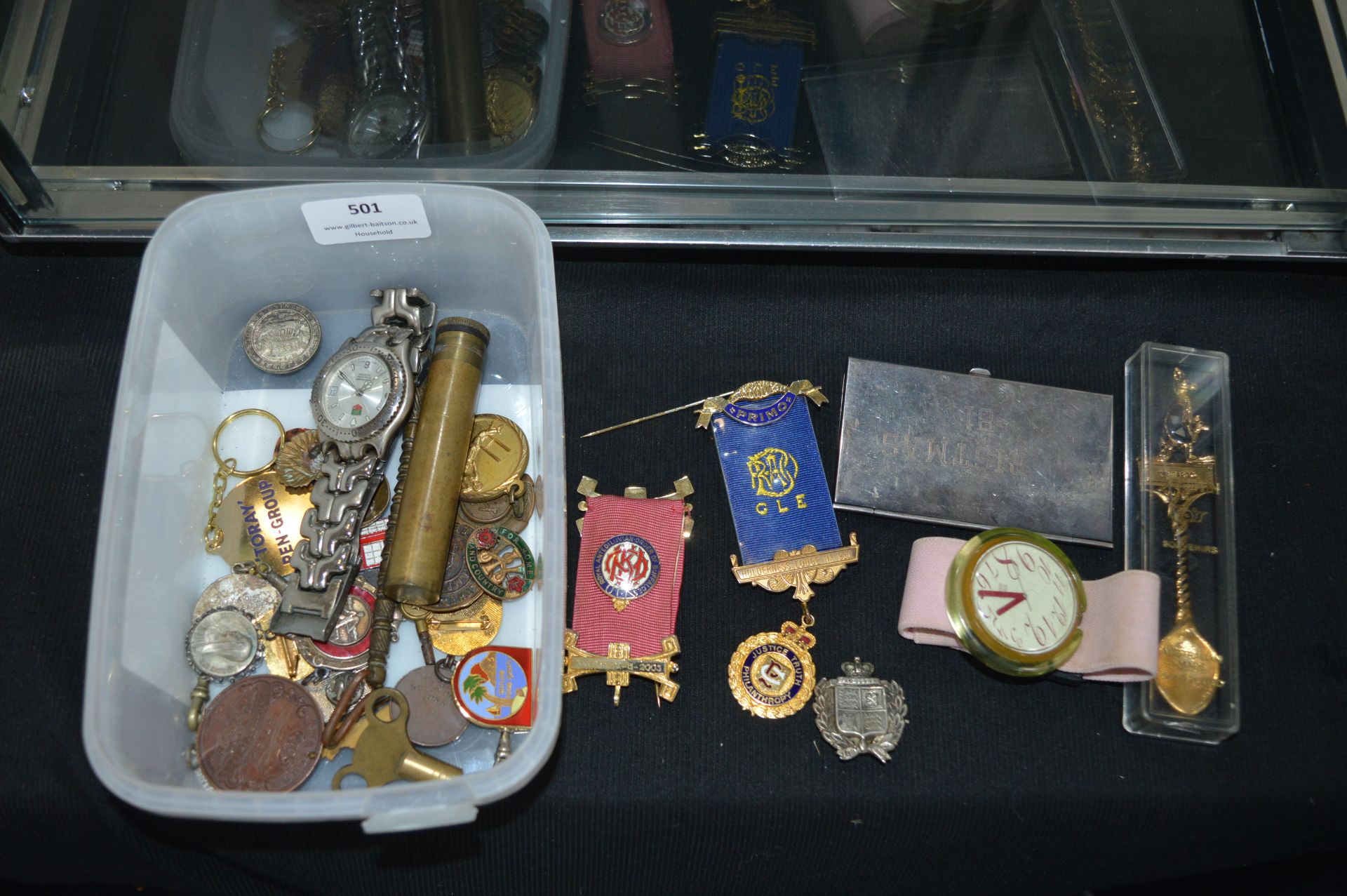 Small Collectibles; Watches, Medallions, etc.