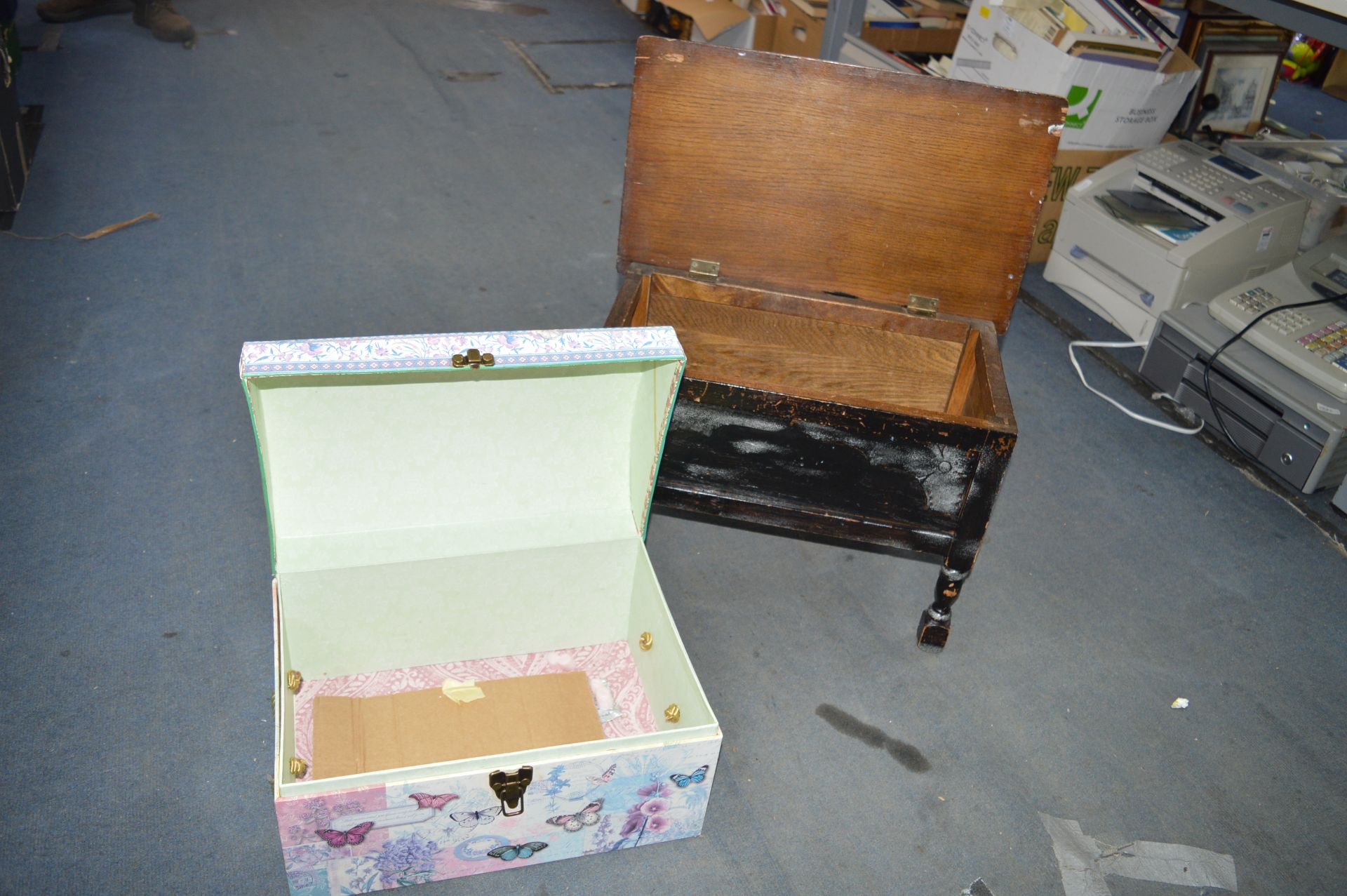 Decorative Chest and Storage Stool - Image 2 of 2