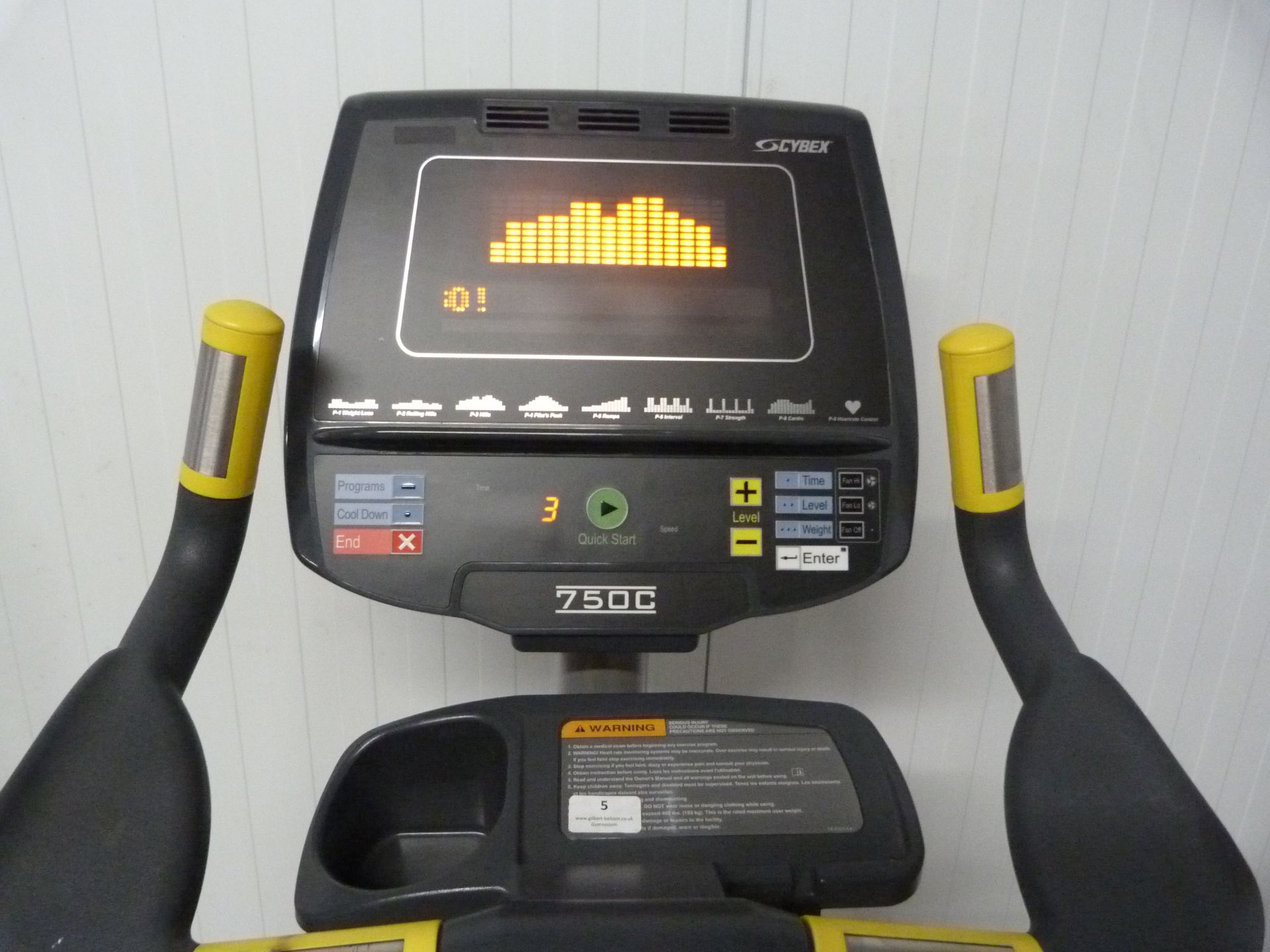 *Cybex 750C Upright Cycle - Image 2 of 2