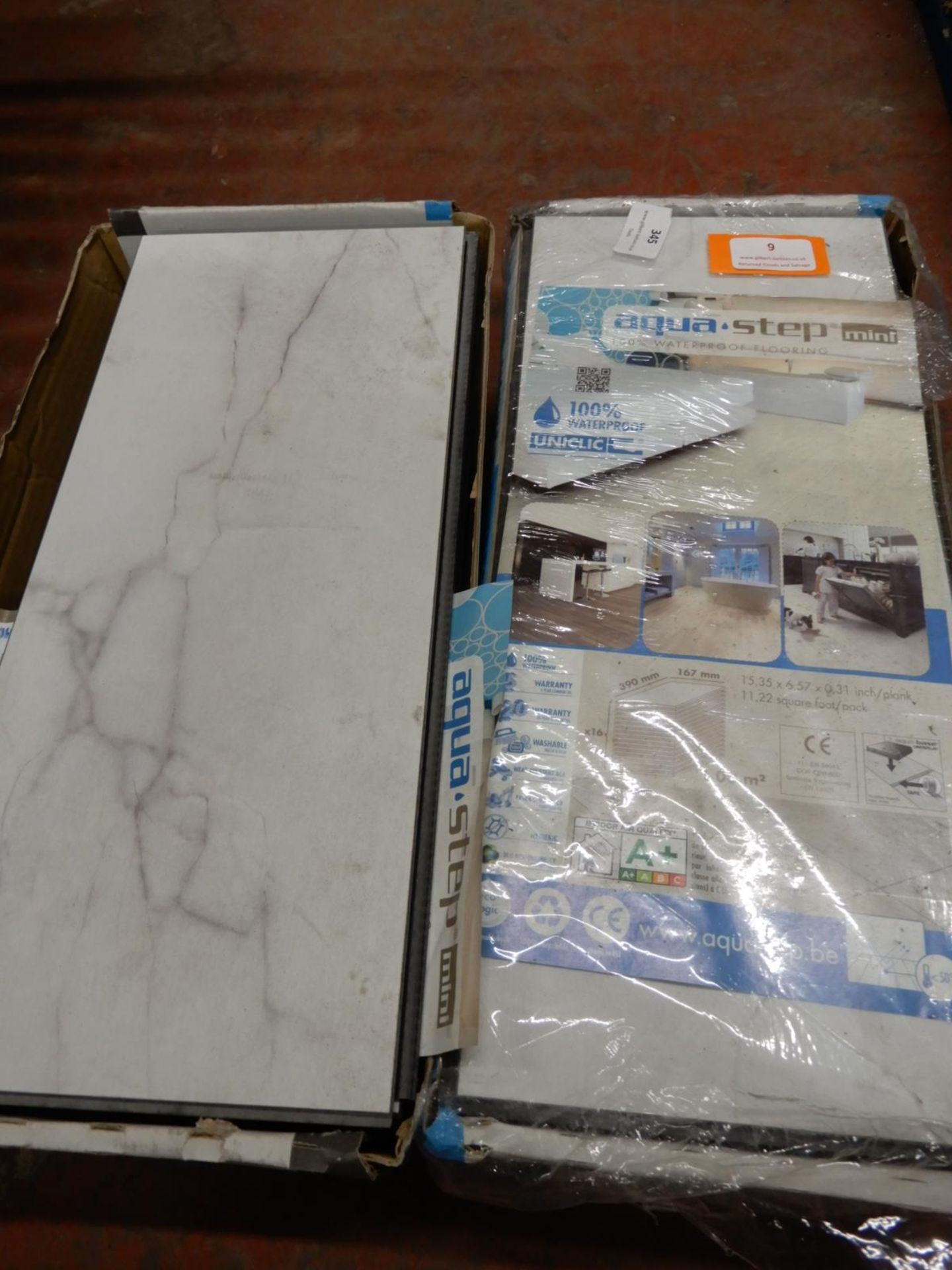 *2pks of Marble Effect Waterproof Flooring (1m² pe