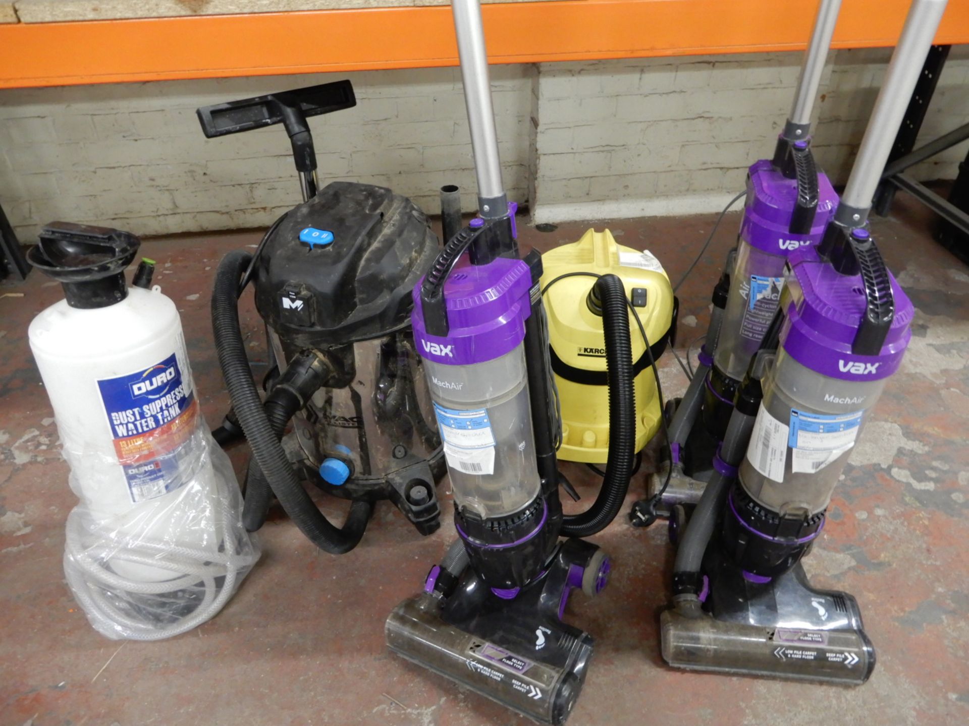 *Karcher, Mac Alister, and Vax Vacuums, and a Dust