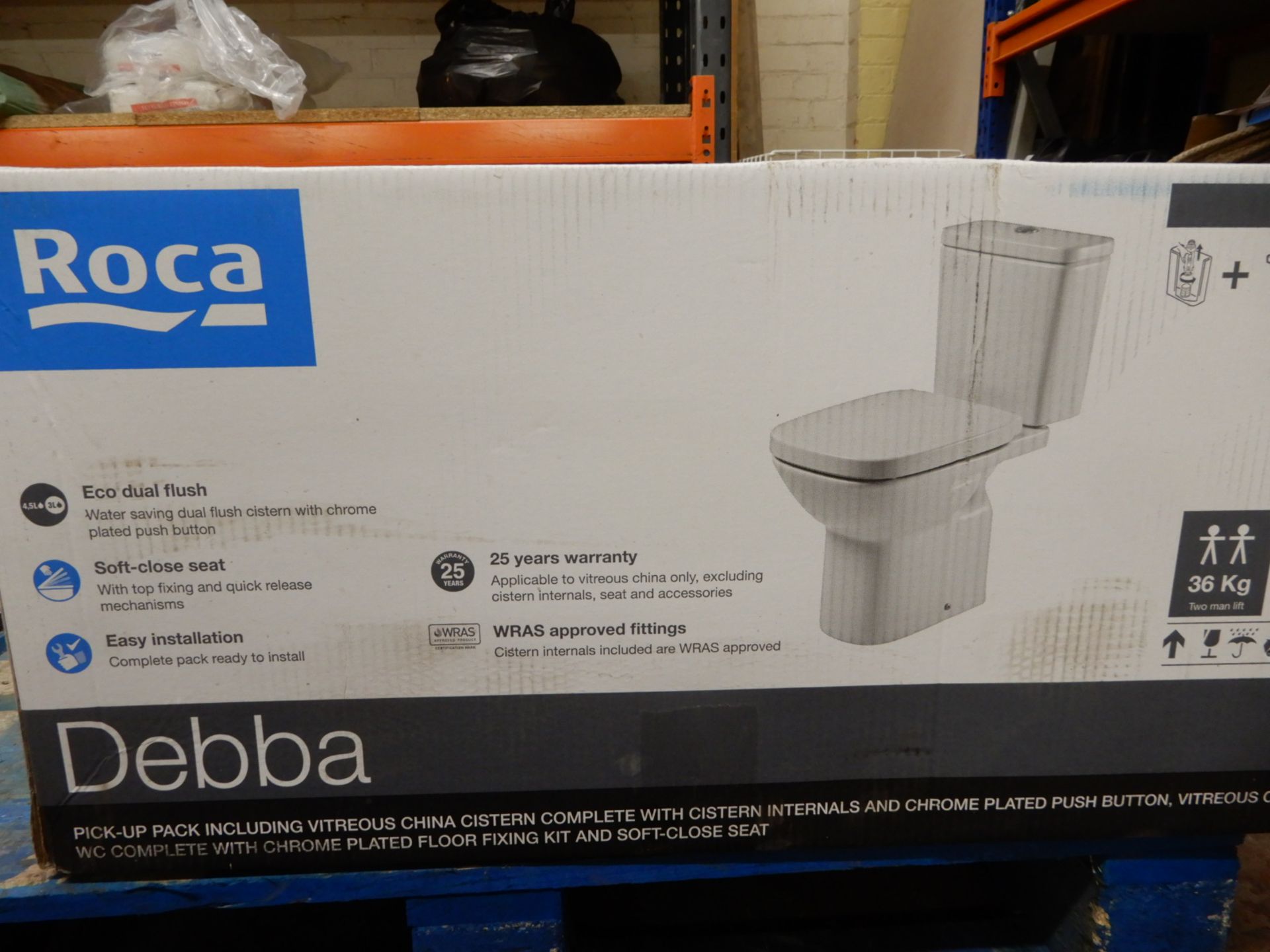 *Rocca Eco Dual Flush Toilet