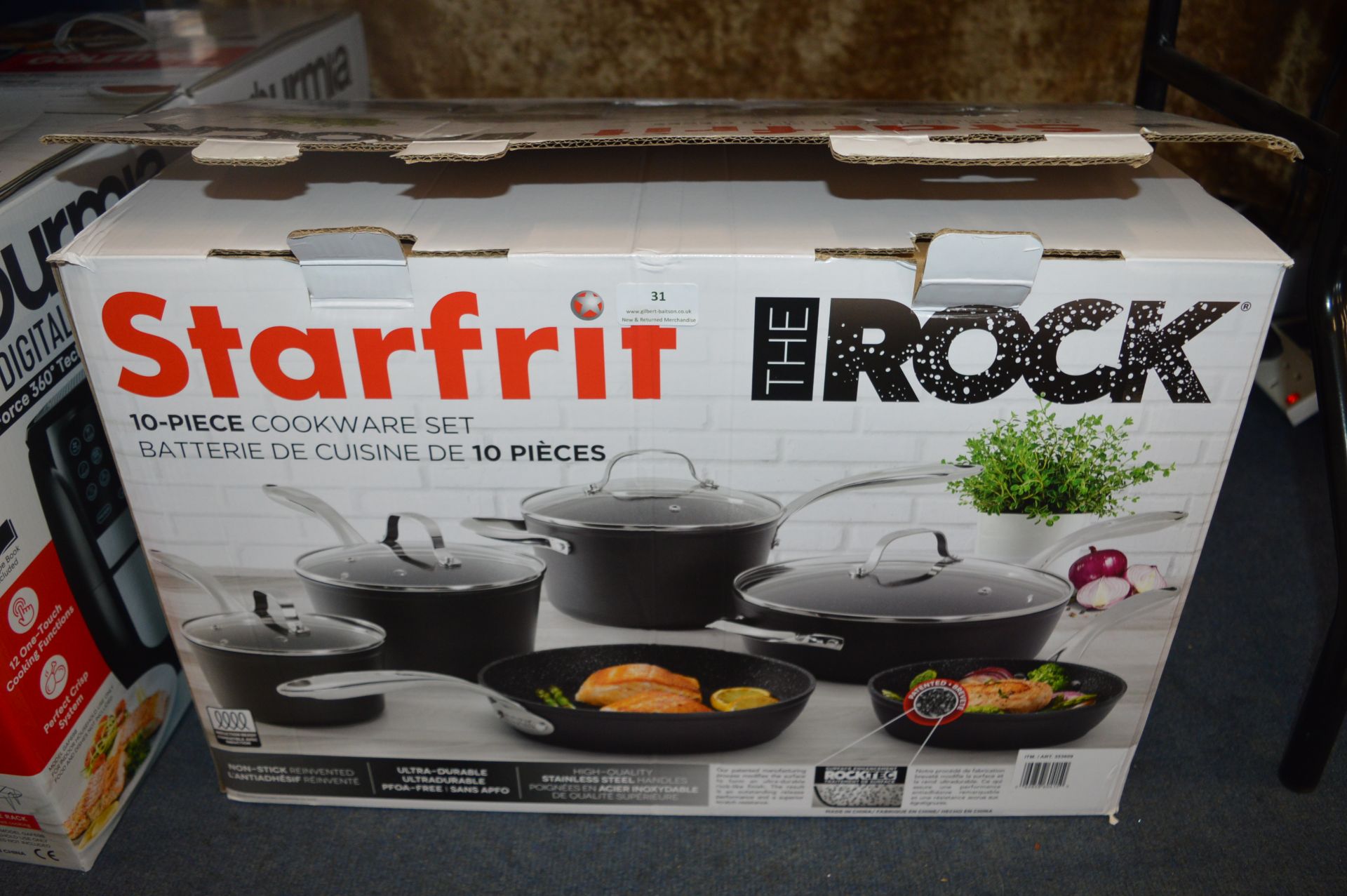 *Starfrit The Rock 10pc Cookware Set