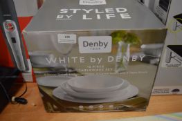 *Denby White 16pc Tableware Set