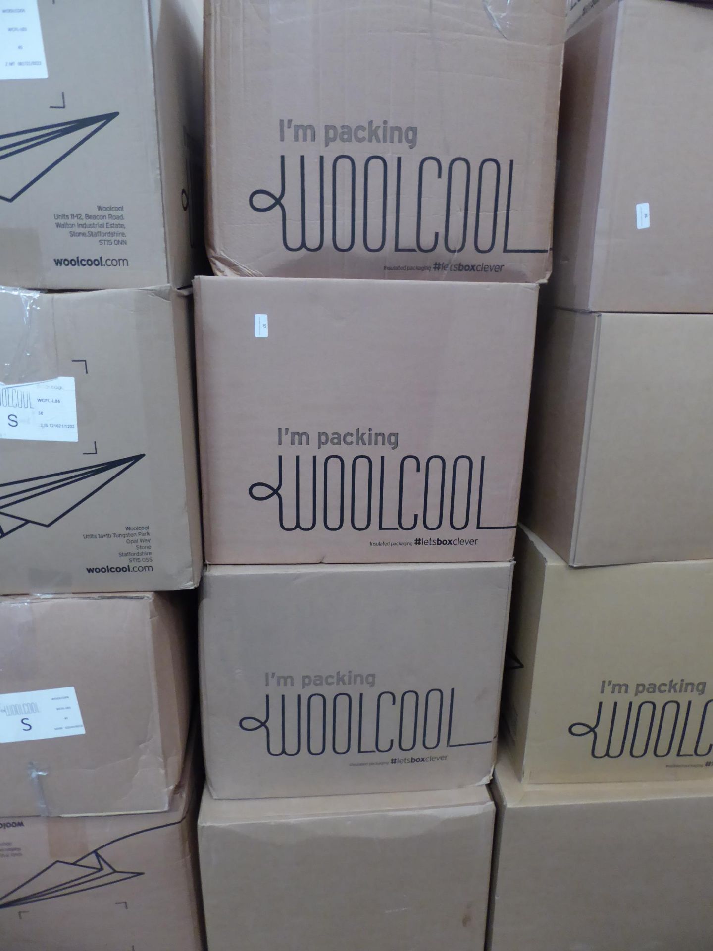 * 4 x boxes woolcool packing insulation - Image 2 of 2