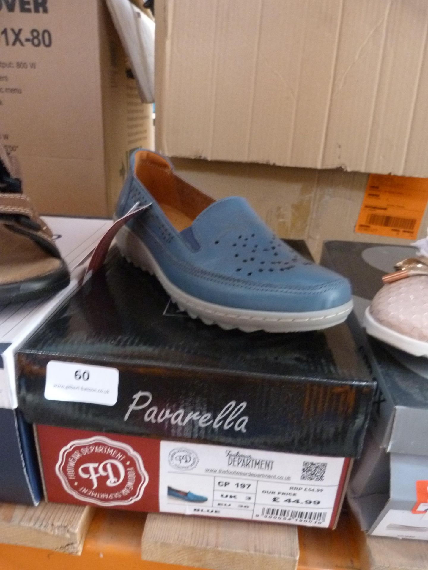 *Pavarella Ladies Shoes (blue) Size: 3