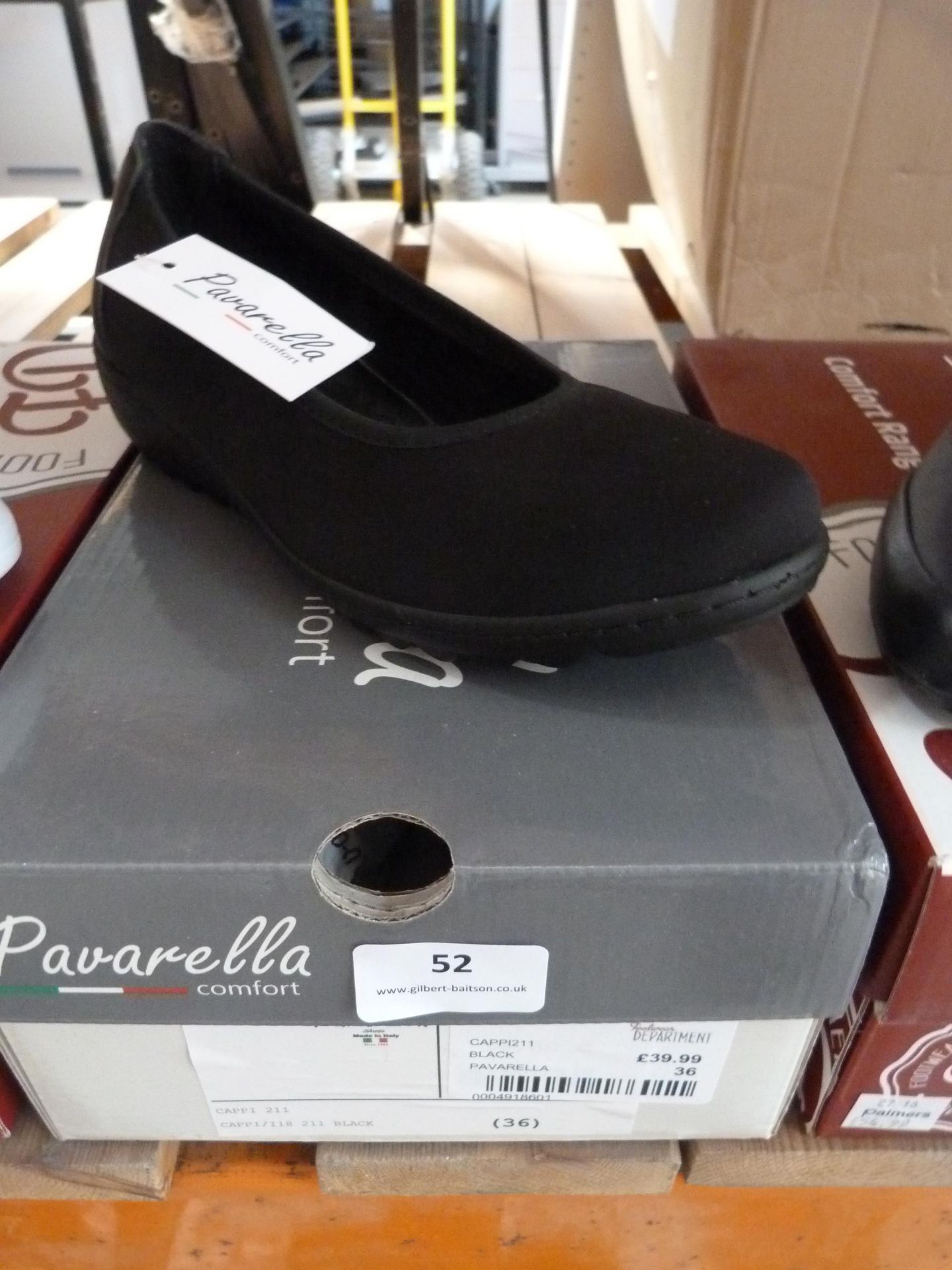 *Pavarella Ladies Shoes (black) Size: 36