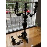 Large Silver Plate Candelabra (requires minor attention)