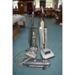 Two Hoover and a Goblin Vacuum Cleaners