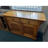 Art Nouveau Oak Sideboard