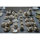 Royal Albert Country Roses Thirty-Eight Piece Tea Service