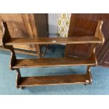 Ercol Elm Wall Mounted Shelf Unit