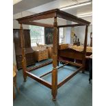 Mahogany Four Poster Bed Frame