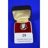 9k Gold Cameo Ring - Chester 1913, ~2.2g gross, Size: K