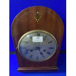 Edwardian Inlaid Mantel Clock